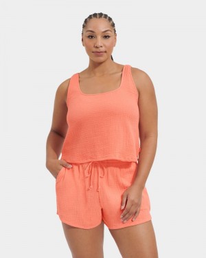 Apricot Ugg Cinthia Women's Tanks | South Africa-9037842