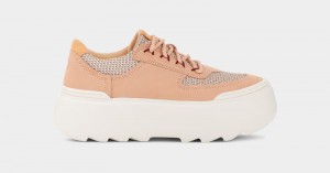 Apricot Ugg Marin Mega Lace Women's Sneakers | South Africa-7031264