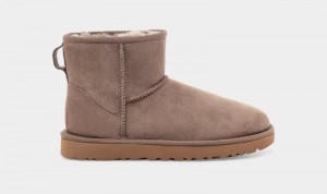 Beige Ugg Classic Mini Ii Women's Boots | South Africa-5321460