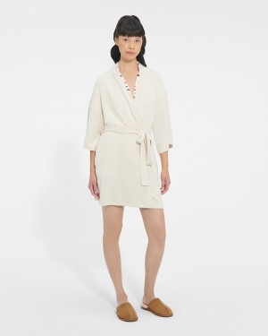 Beige Ugg Monrose Women's Robe | South Africa-5893641