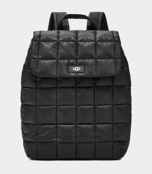 Black Ugg Adaya Puff Women's Backpacks | South Africa-7158642