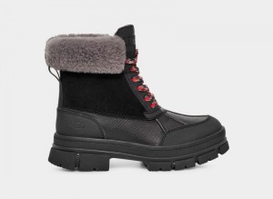 Black Ugg Ashton Addie Women's Winter Boots | South Africa-7916450