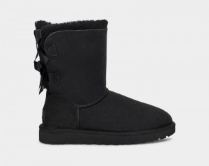 Black Ugg Bailey Bow Ii Women's Winter Boots | South Africa-4926018