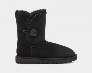 Black Ugg Bailey Button Ii Women's Winter Boots | South Africa-5371894