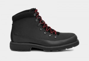 Black Ugg Biltmore Hiker Men's Ankle Boots | South Africa-7283906