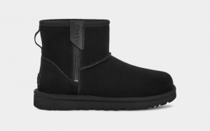 Black Ugg Classic Mini Bailey Zip Women's Boots | South Africa-8479523