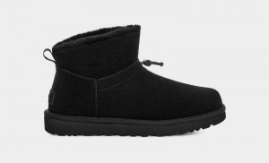 Black Ugg Classic Mini Toggler Women's Boots | South Africa-5172304