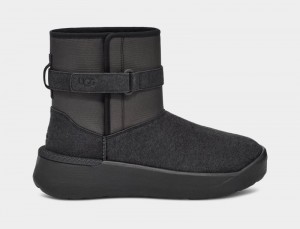 Black Ugg Classic S Men's Boots | South Africa-9348761