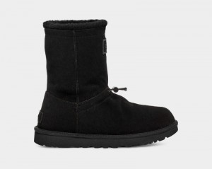 Black Ugg Classic Short Toggler Women's Winter Boots | South Africa-2078451