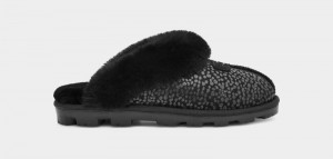 Black Ugg Coquette Sparkle Spots Women's Slippers | South Africa-9628173