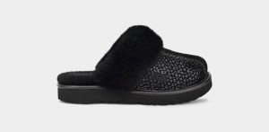 Black Ugg Cozy Ii Gel Hearts Kids' Slippers | South Africa-7965283