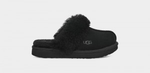 Black Ugg Cozy Ii Kids' Slippers | South Africa-0524189