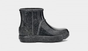 Black Ugg Drizlita Glitter Kids' Boots | South Africa-2413659