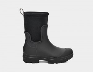 Black Ugg Droplet Mid Kids' Boots | South Africa-8692031