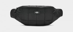 Black Ugg Gibbs Puff Women's Belt Bags | South Africa-2196503