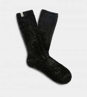 Black Ugg Leda Cozy Women's Socks | South Africa-3524179