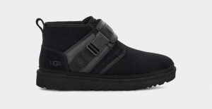 Black Ugg Neumel Snapback Men's Boots | South Africa-2160437