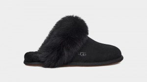 Black Ugg Scuff Sis Women's Slippers | South Africa-0389576