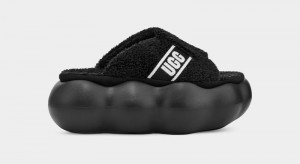 Black Ugg Sugarcloud Women's Slides | South Africa-6319804