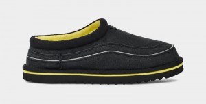 Black Ugg Tasman Cali Wave Men's Clogs | South Africa-5861029