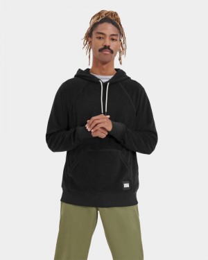 Black Ugg Terrance Men's Hoodie | South Africa-1924376