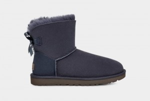 Blue Ugg Mini Bailey Bow Ii Women's Boots | South Africa-1695278