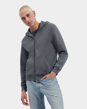 Blue Ugg Tasman Full Zip Men's Hoodie | South Africa-5089214