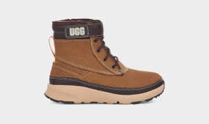 Brown Ugg Arren Weather Kids' Boots | South Africa-4627598