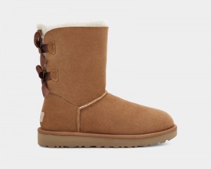 Brown Ugg Bailey Bow Ii Women's Winter Boots | South Africa-9258071