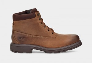 Brown Ugg Biltmore Mid Plain Toe Men's Ankle Boots | South Africa-3746918