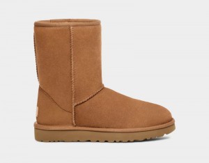 Brown Ugg Classic Short Ii Women's Boots | South Africa-9512468