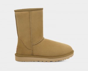 Brown Ugg Classic Short Ii Women's Boots | South Africa-5849621