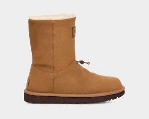 Brown Ugg Classic Short Toggler Women's Winter Boots | South Africa-0728163