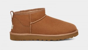 Brown Ugg Classic Ultra Mini Men's Boots | South Africa-8310579