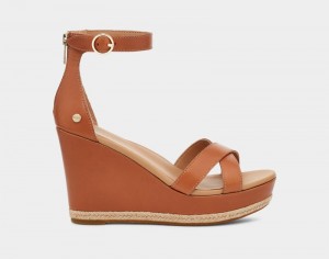 Brown Ugg Ezrah Women's Sandals | South Africa-8053294