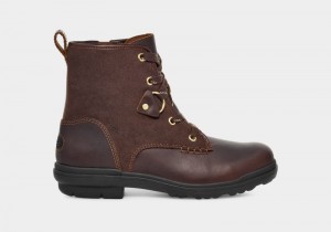 Brown Ugg Hapsburg Hiker Women's Ankle Boots | South Africa-8495027