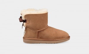 Brown Ugg Mini Bailey Bow Ii Kids' Boots | South Africa-8943620