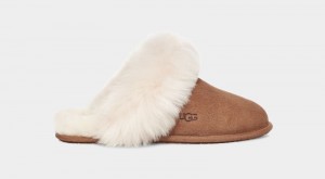 Brown Ugg Scuff Sis Women's Slippers | South Africa-5714683