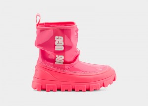 Coral Ugg Classic Brellah Mini Kids' Boots | South Africa-3458179