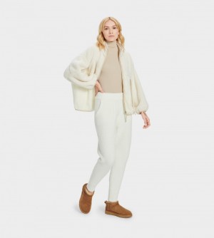 Cream Ugg Safiya Women's Jogger | South Africa-0762481