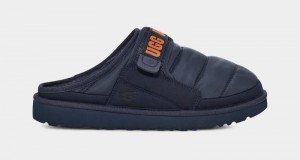 Dark Blue / Orange Ugg Dune Slip-On Lta Men's Slippers | South Africa-8570341