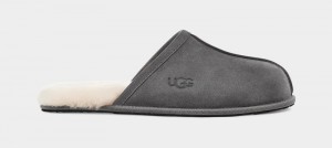 Dark Grey Ugg Scuff Men's Slippers | South Africa-7054138