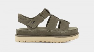 Green Ugg Goldenstar Strap Women's Sandals | South Africa-7360452