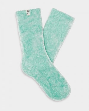 Green Ugg Leda Cozy Women's Socks | South Africa-1027493