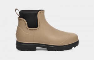 Grey Brown Ugg Droplet Women's Chelsea Boots | South Africa-0856471