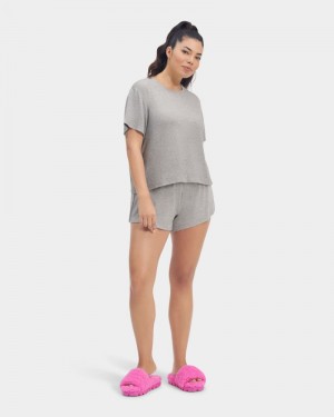 Grey Ugg Aniyah Set Women's Sleepwear | South Africa-3245986