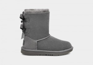 Grey Ugg Bailey Bow Ii Kids' Winter Boots | South Africa-5491603