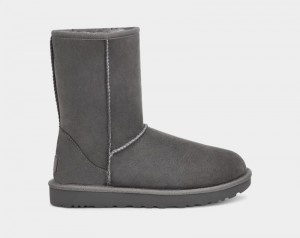 Grey Ugg Classic Short Ii Women's Boots | South Africa-4539701