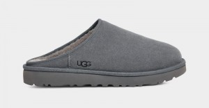 Grey Ugg Classic Slip-On Men's Slippers | South Africa-7203519