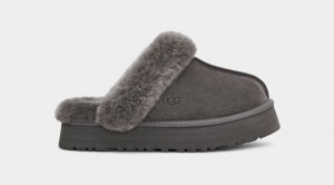 Grey Ugg Disquette Women's Slippers | South Africa-1046953